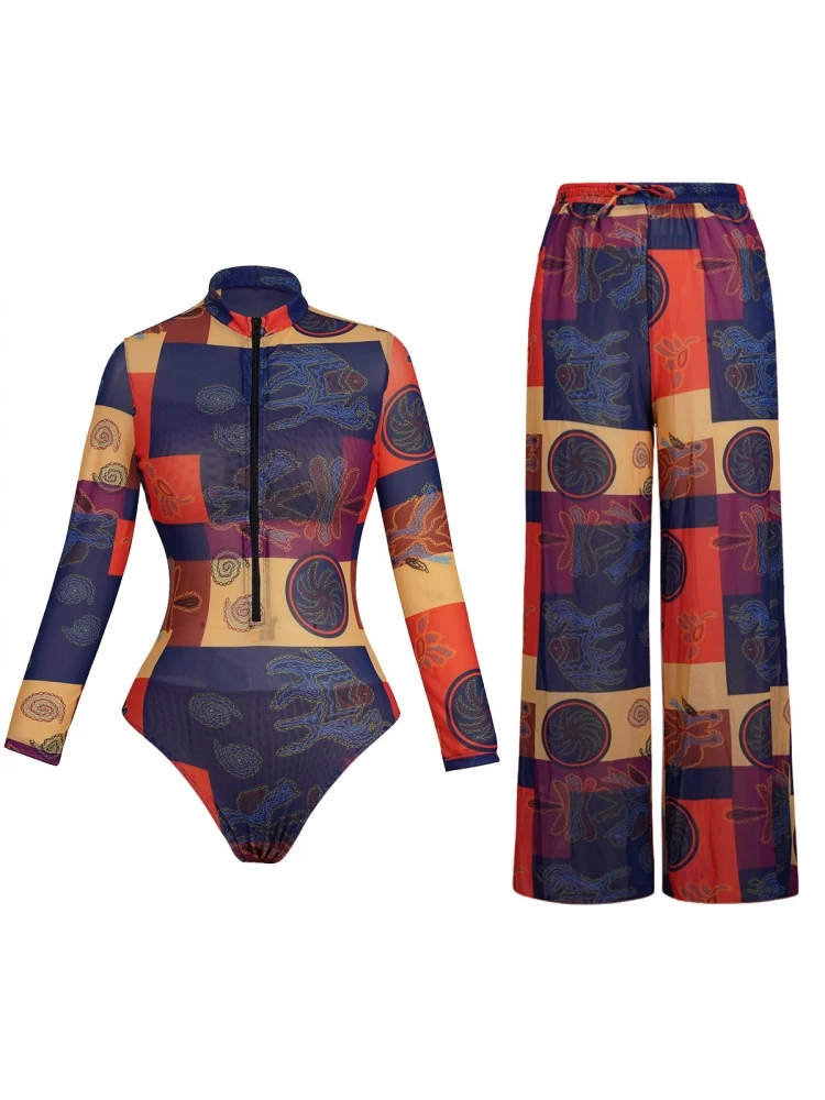 

Винтажный купальник-рашгард 2026 из сетки с защитой от УФ-излучения UPF50, цельный, с шортами, женский, сексуальный, для защиты от солнца, пляжная одежда