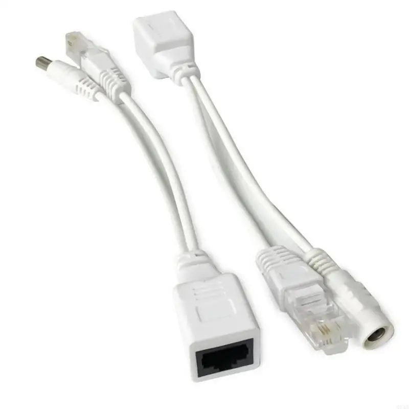 Poe Injector Flitter مع مقابس DC5.5x2.1mm لإرسال طاقة موثوق بها للأجهزة ، استخدم المكتب المنزلي الملحقات Q84A