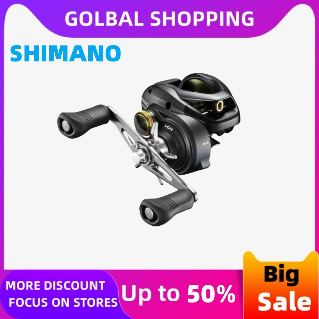 Original Shimano Curado 300 K 301K 300HGK 301HGK Low Profile Baitcasting Fishing Reel