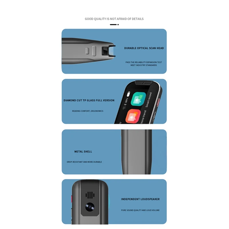 134 Languages Translation Pen Translatorand Reading Pen Instant Text Scanning Reading Translator Pen