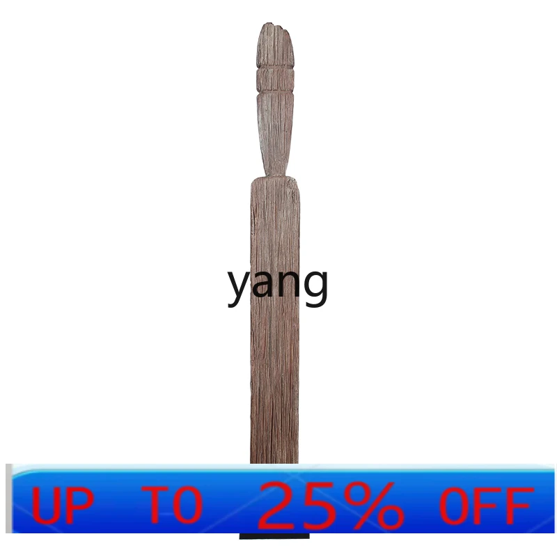 

LMMsimulated wood ornament floor-to-ceiling modern retro living room decoration sculpture abstract artwork