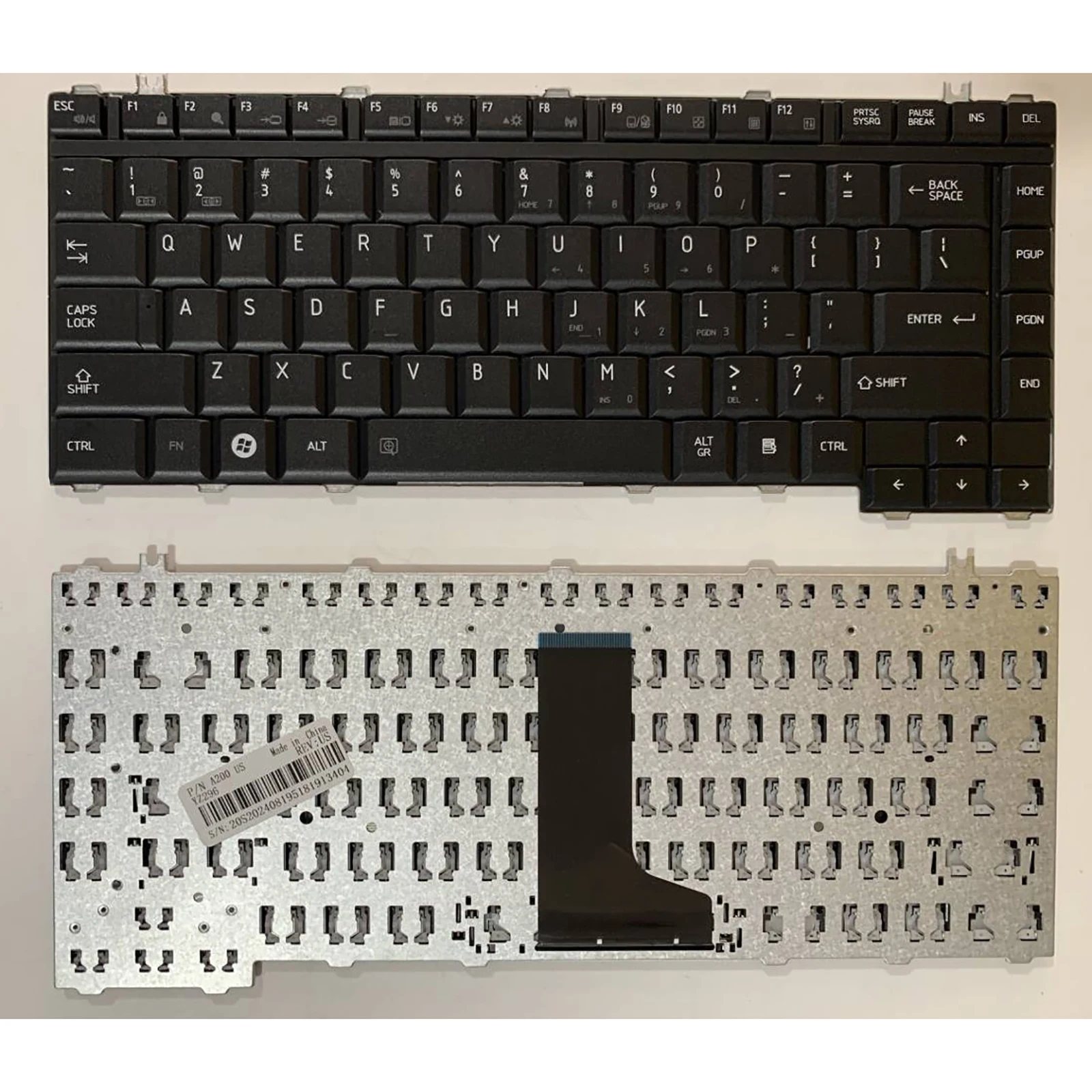 

Американская клавиатура для dynabook Satellite L36 220C/HD S300 S500/L A500 L505 L550 P505 G501 P205 S850 220C/W L21/35/31/41/42 J80 K41 K33