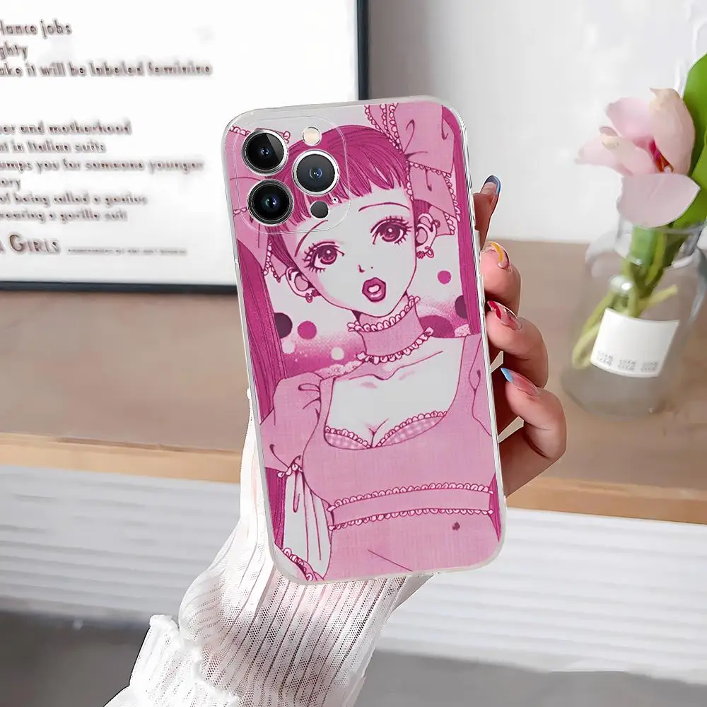 Anime Paradise Kiss Miwako Phone Case Silicone Soft for iphone 15 14 13 12 11 Pro Mini XS MAX 8 7 6 Plus X XS XR Cover