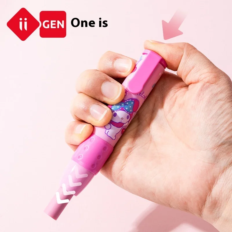 

Iigen Stationery Quality Goods Sanrio Style Cartoon Press The Eraser Pupil For Children Only Cute Eraser Kuromi Hello Kitty