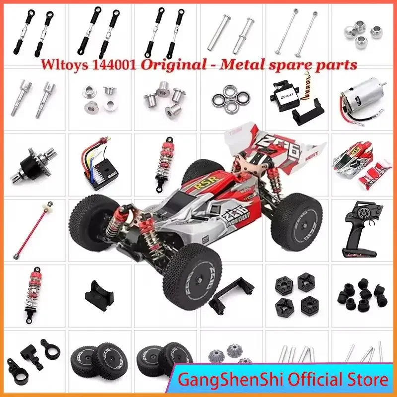 Rc Wltoys 144001 1/14 Rc Auto Onderdelen Auto Servo Ontvanger Motor/Swing Arm/Carrosserie Shell Cover Auto Accessoires Rc 1/14