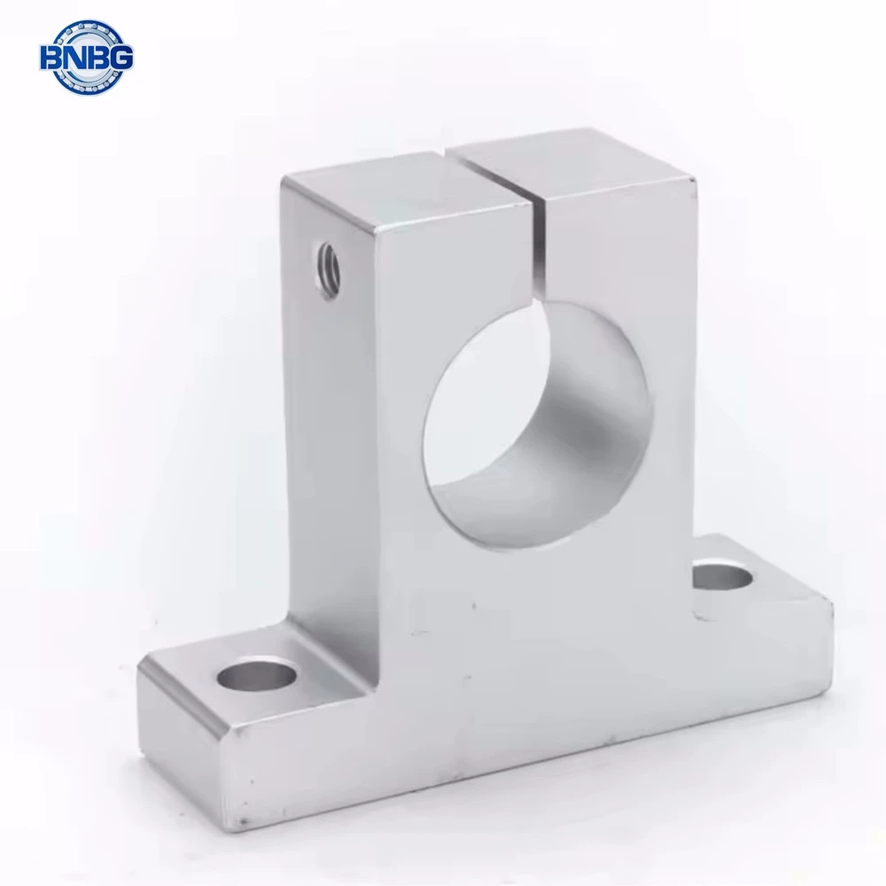 1pc Linear Optical Axis SK Vertical Support Aluminum Alloy Bearing Frame Polished Rod Holder SK 8mm to 60mm