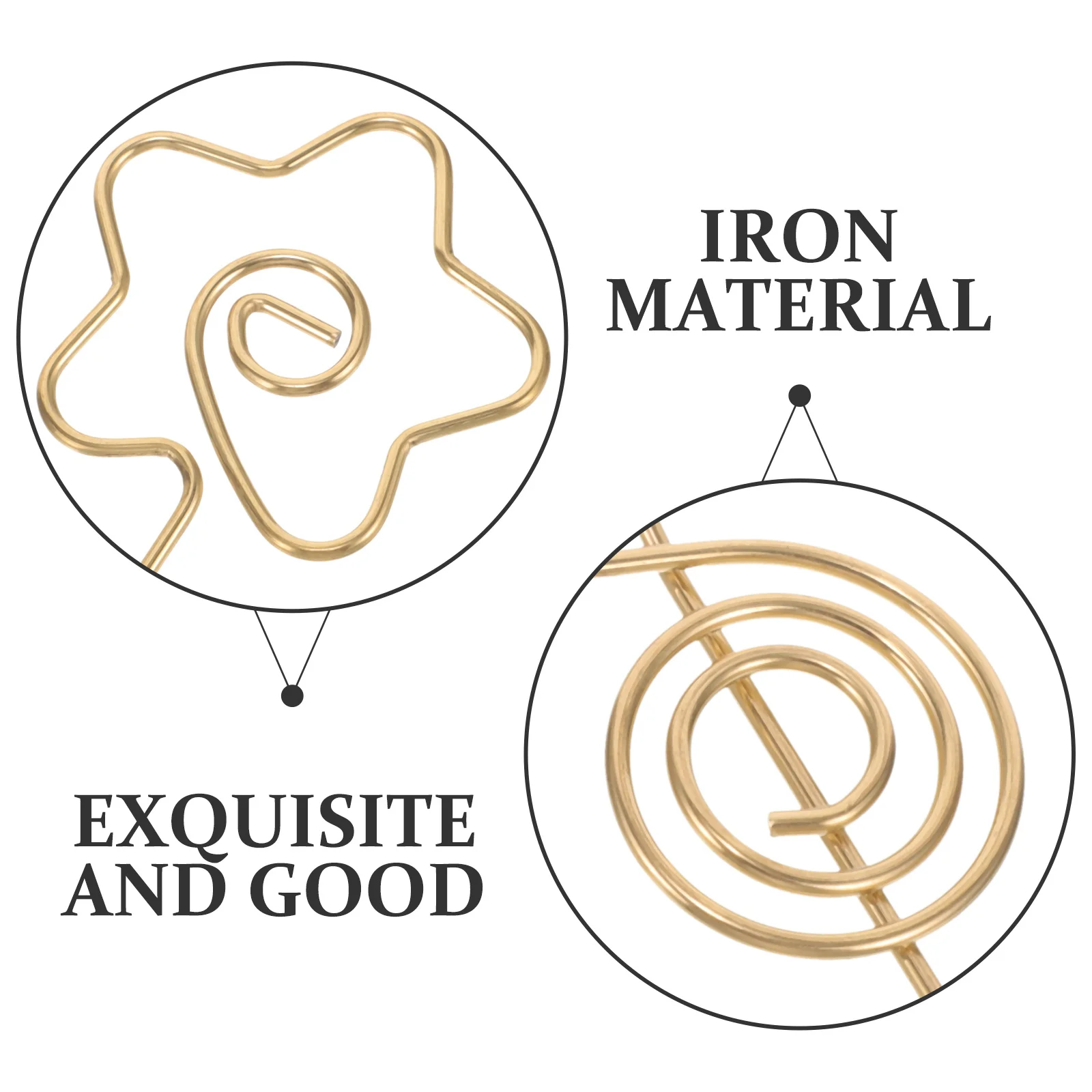 

30pcs Floral Card Holder Iron Clips For Flower Bouquet Wedding Birthday Decoration Place Cards Memo Photo Sticks