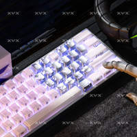 XVX Butterfly Keycaps 21 Keys Sliver IMD-Pattern Shine Through Love Keycaps OEM Profile DIY Decorative Keycap