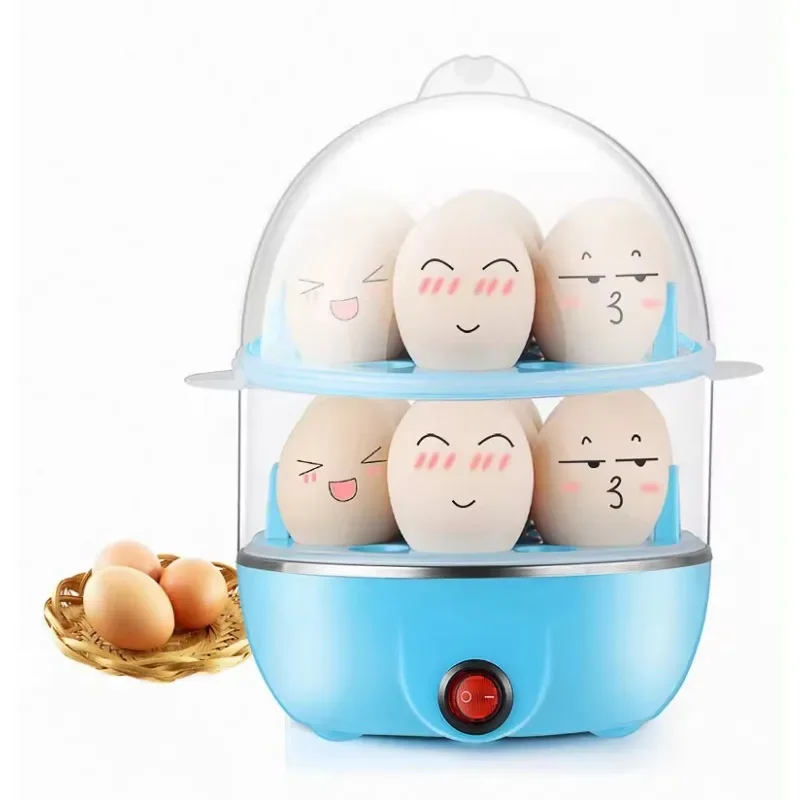 Multifunctional Double-Layer Electric Egg Boiler Corn Milk Steaming Fast Breakfast Cooking egg steamer kitchen gadget