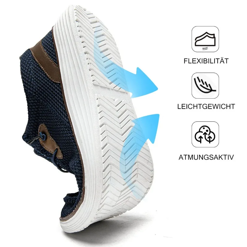 Fujeak Summer Breathable Sneakers Men Canvas Shoes Slip On Outdoor Walking Loafers Comfty Casual Footwear Shoe Large Size 36-50