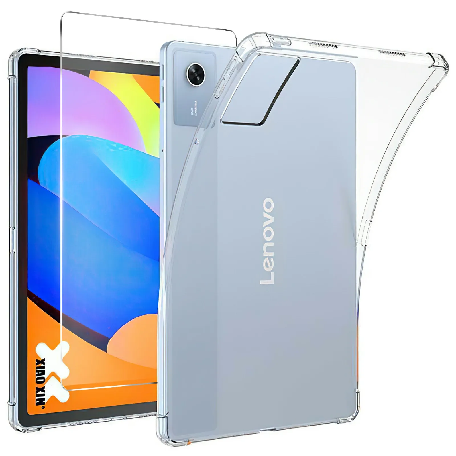 

Чехол для Lenovo Tab M11, прозрачный чехол из ТПУ, устойчивый к падению, чехол для планшета + пленка из закаленного стекла