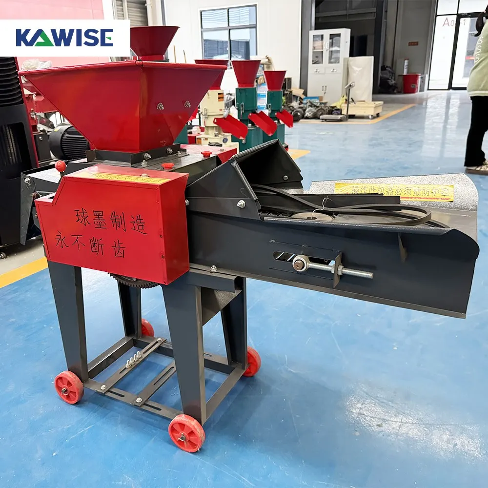 AIROW Chaff Cutter Machine for Grass Straw and Vegetable Cutting Used in Livestock and Poultry Feed Preparation