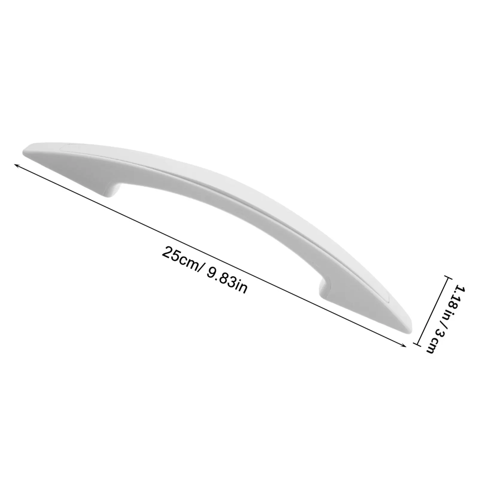 Freezer Door Handle Smooth Surface Sleek Design Comfortable Grip Easy Installation Refrigerator Replacement Hardware Part