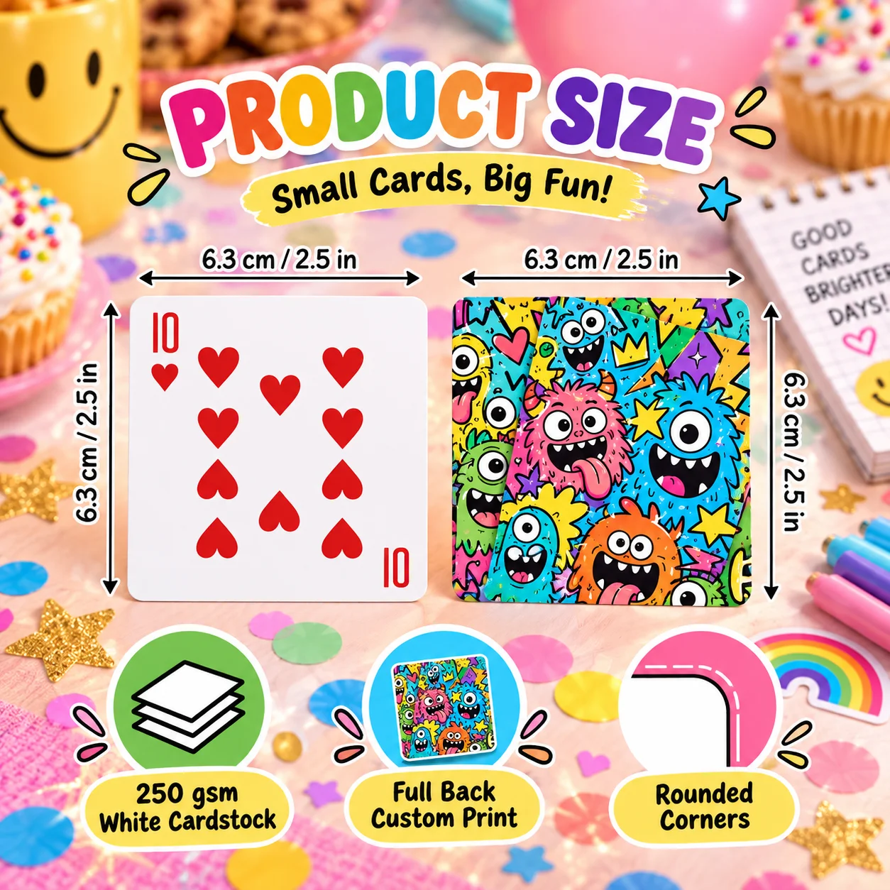 Özel Tasarımlı Beyaz Karton Oy - Party Games Cards incelemesi ve fiyatı