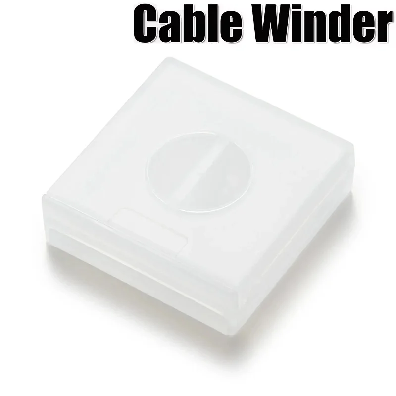 Transparent Cable Organizer Cord Management USB Cable Winder Retractable Phone Holder Charger Wire Storage Protector Desk Use