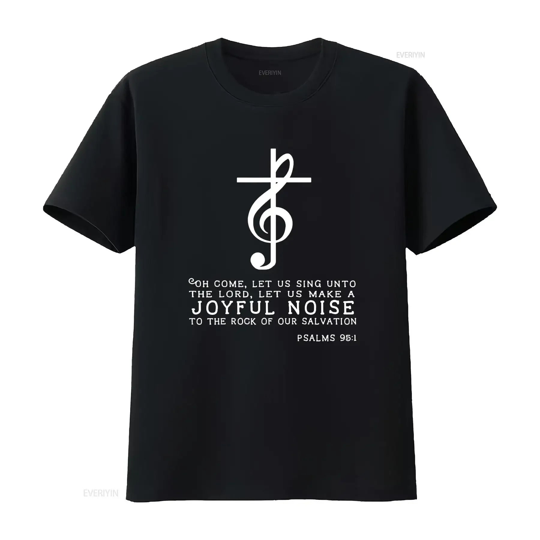 Christian Music Cross T Shirt Treble Clef Musical  vintage Washed Unisex Stretched graphic Stylish streetwear designer clothes