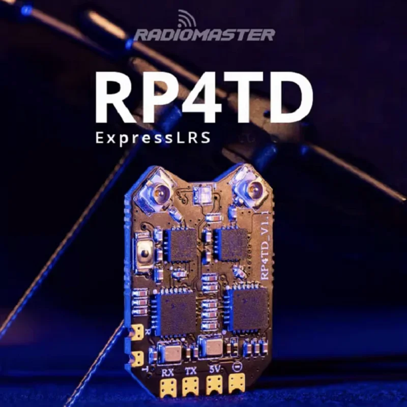 RadioMaster RP4TD ELRS 2.4G Diversity Receiver Fixed Wing Model Aircraft Receiver