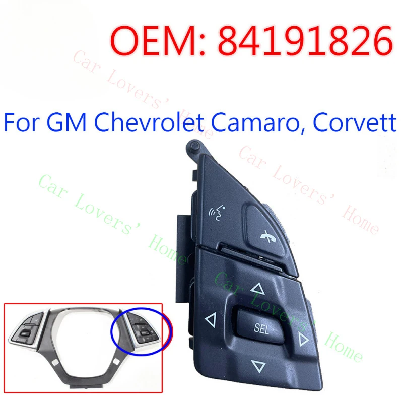 

A+ OEM Radio Control Switch 84191826 For 2014-2022 Chevrolet Camaro, Corvett NEW