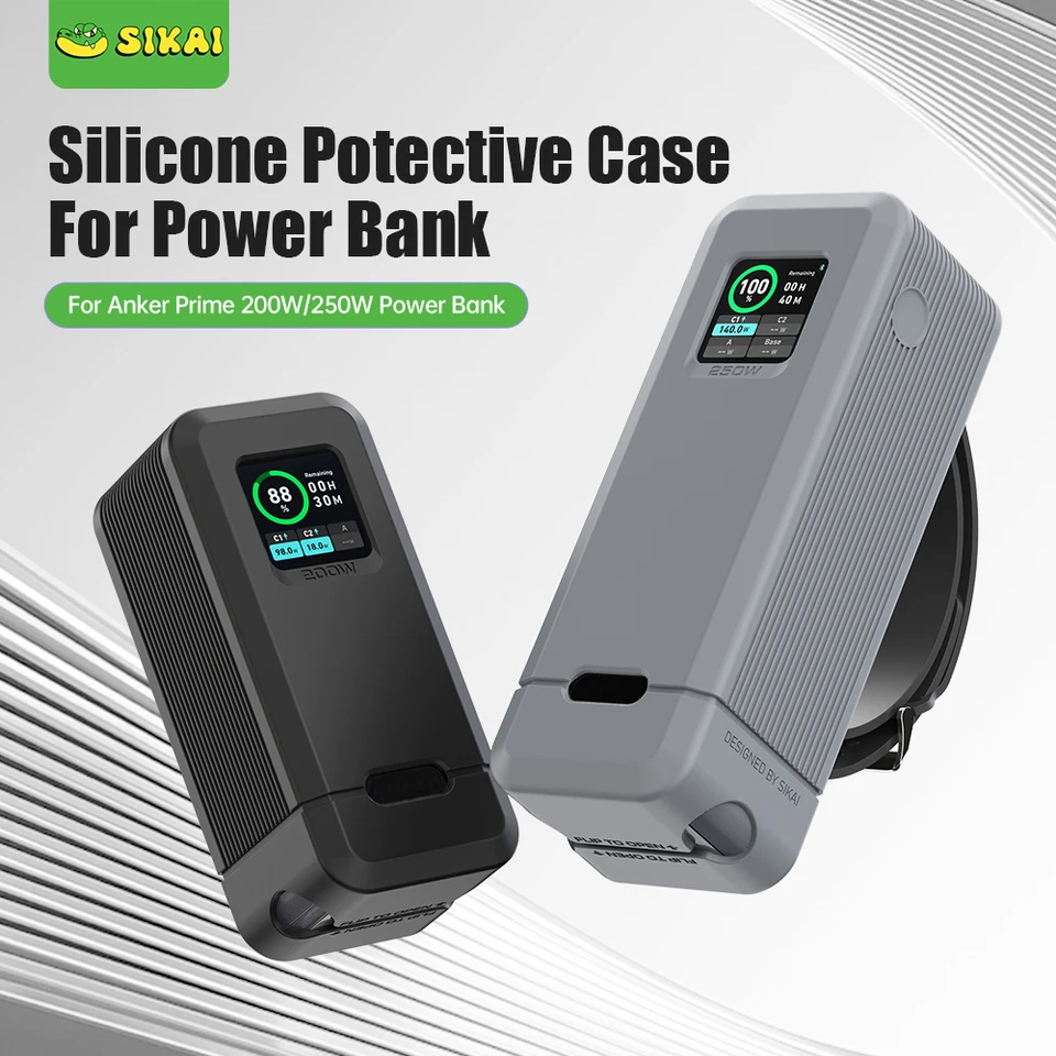 Silicone Case for Anker Prime 27,650mAh 250W/20,000mAh 200W Power