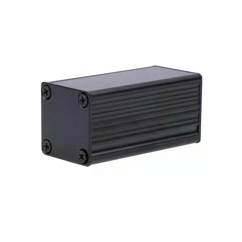 /TPz/Black Aluminum Enclosure Case DIY Extruded Electronic Project Box 50x25x25mm For Power Supply Units