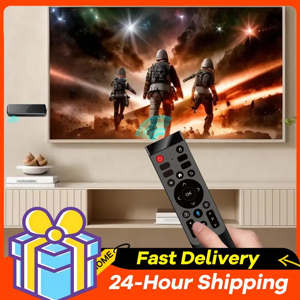 

Android 14 Set Top Box with Remote 4K HD TV Video Player 2.4G&5G Dual WiFi TV Stick for HD Movies Internet Applications