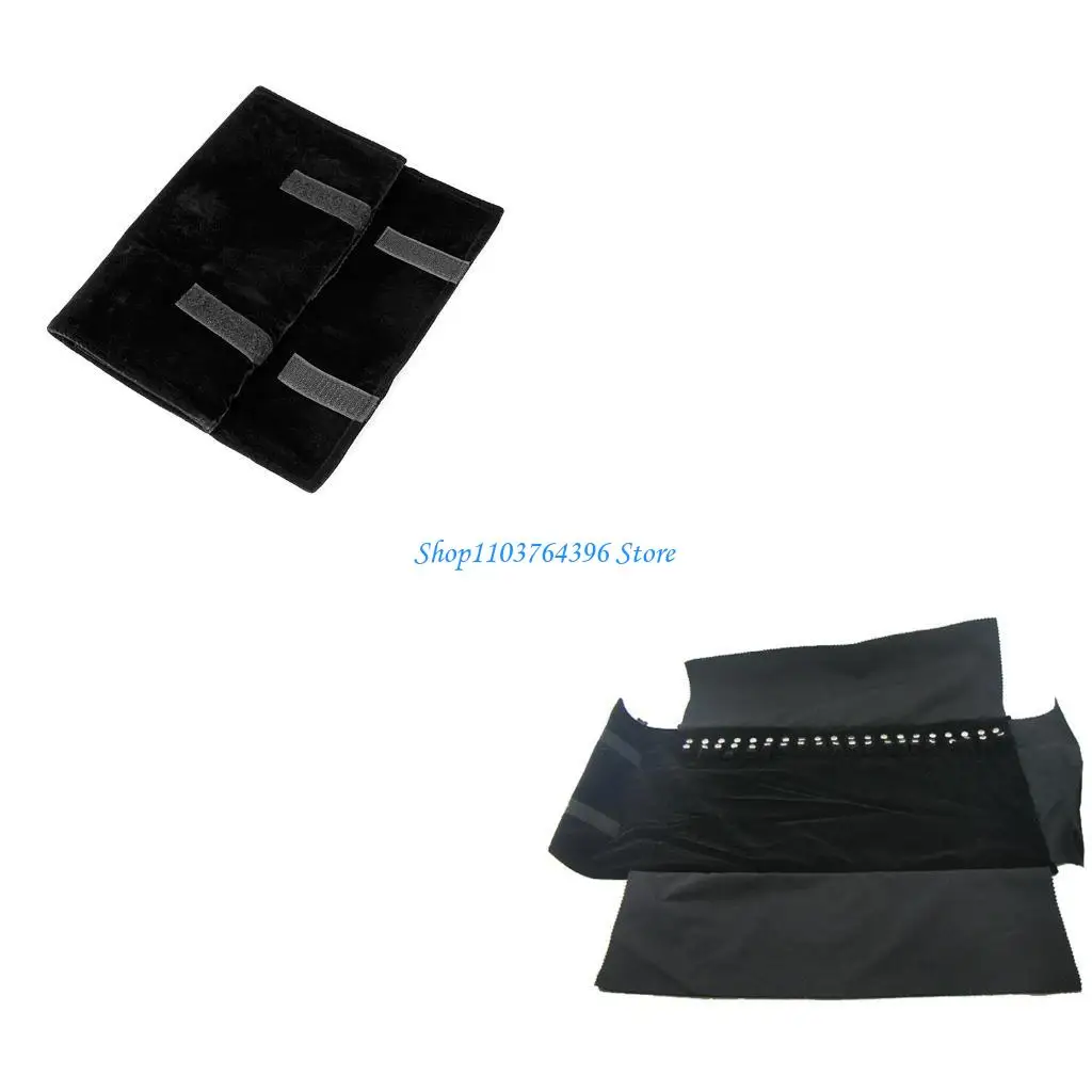 

Travel Jewelry Box Roll Bag Necklace Bracelet Earring Foldable for Cas
