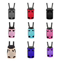 Popular Breathable Mesh Pet Carrier Backpack for Cats & Dogs, Travel Shoulder Bag with Chest Strap, Durable Portable Hands-Free