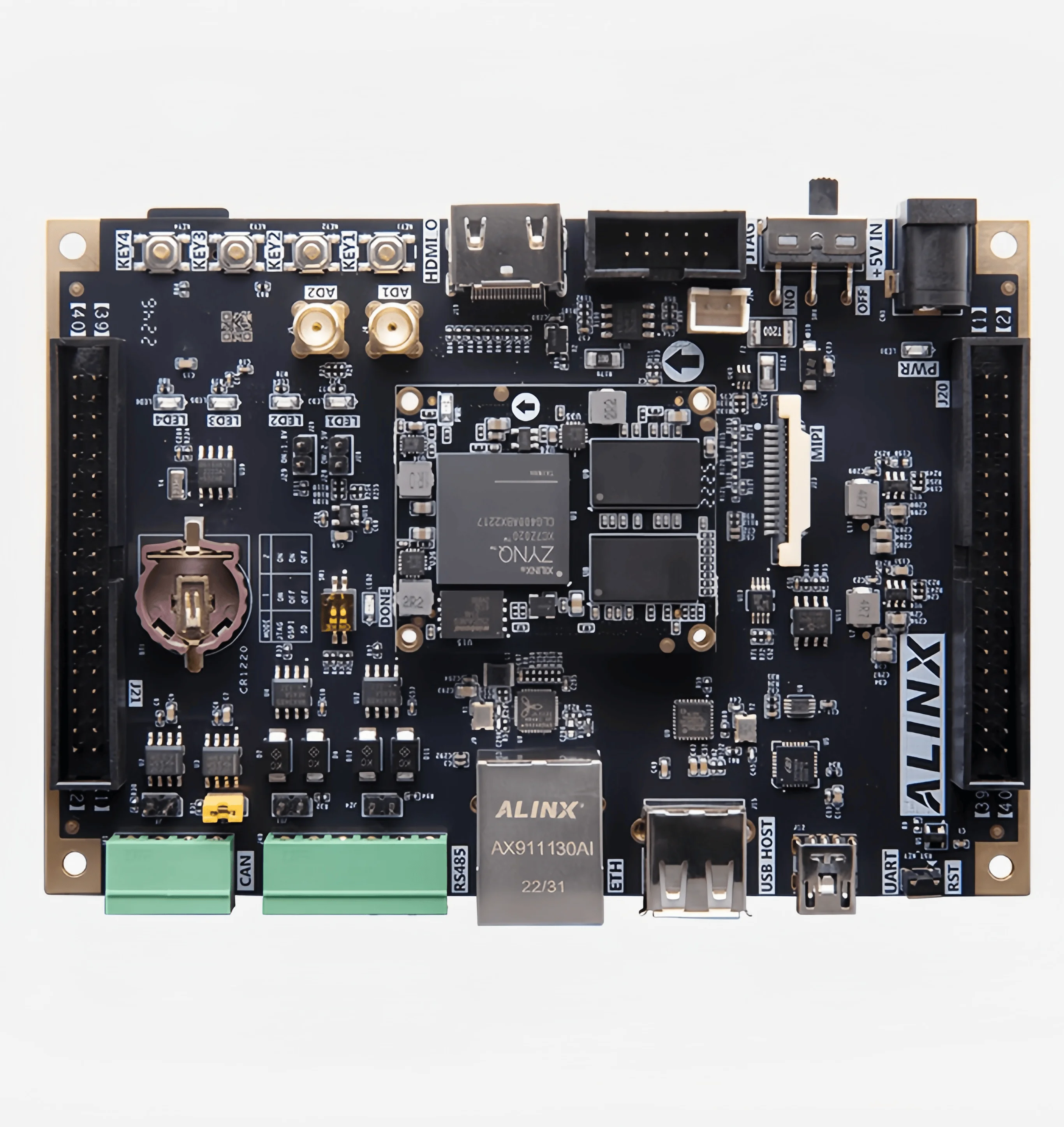 ALINX  Black Gold  FPGA Development Board — Xilinx Zynq Series (7020/7010/7000)  Linux/ARM   AX7Z010B/AX7Z020B