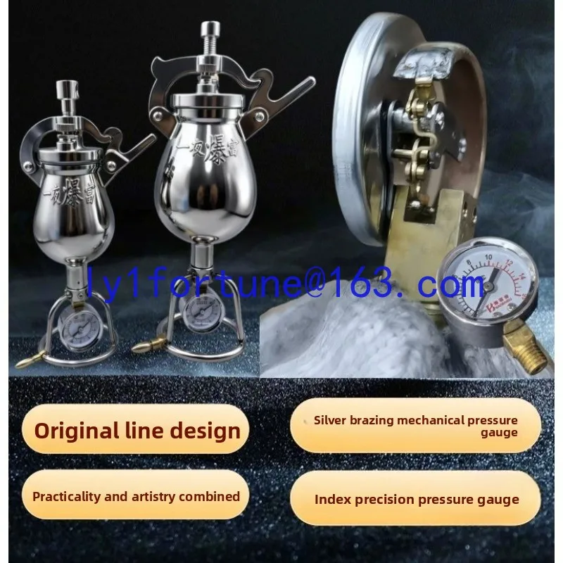 304 stainless steel household machine, mini popcorn machine, small grain amplifier popcorn pot