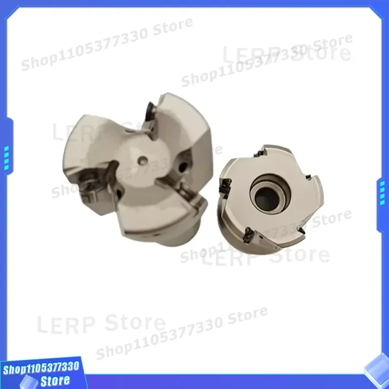 High Feed Milling Cutter Indexable End Face Milling Head for Steel Aluminum Alloy CNC Machining Tool Holder with Carbide