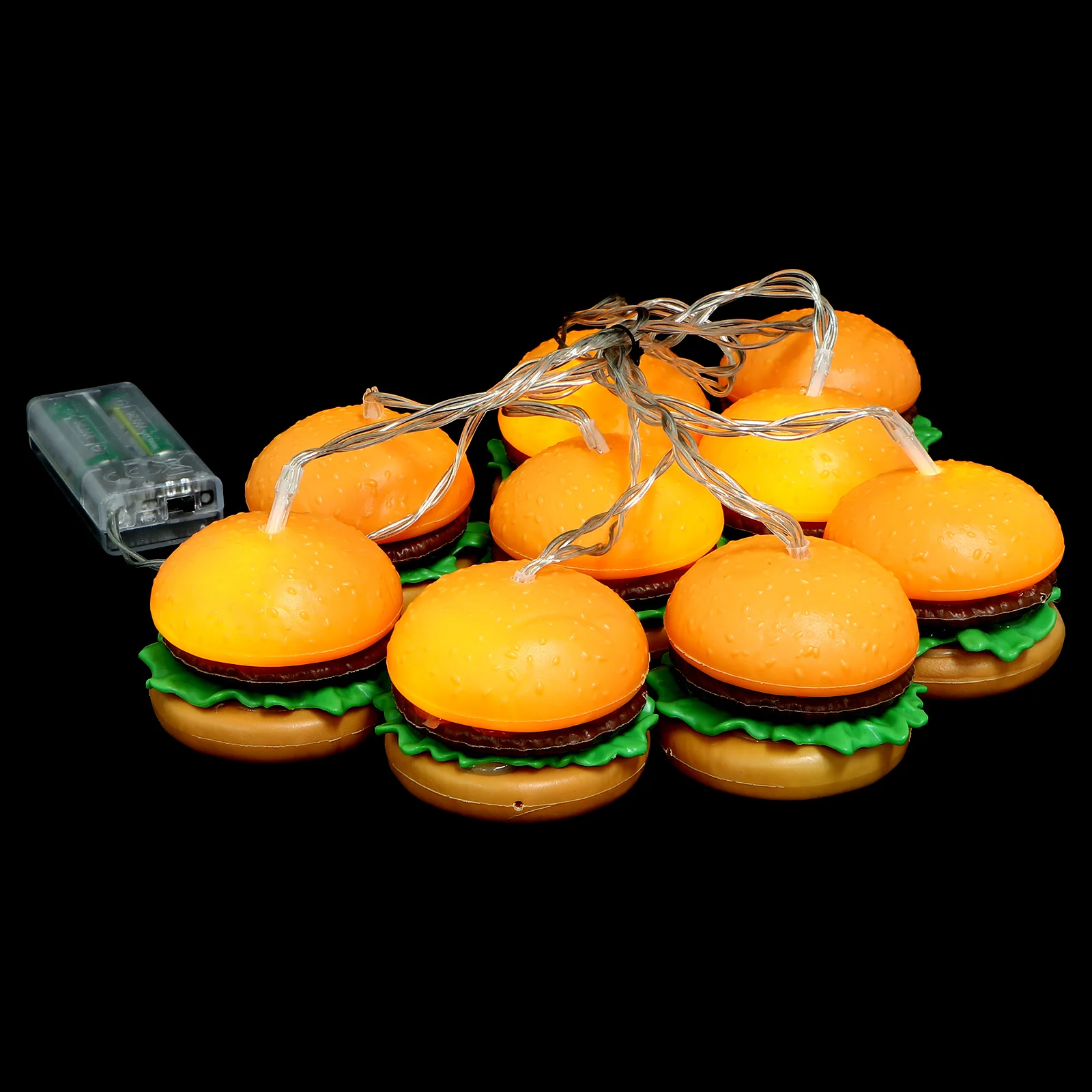 1 قطعة سلسلة مصباح الإبداعية البرتقال للحزب الديكور حديقة ساحة احتفالية مصباح لتهيئة الجو ديكور سلسلة مصباح إمدادات الحفلات