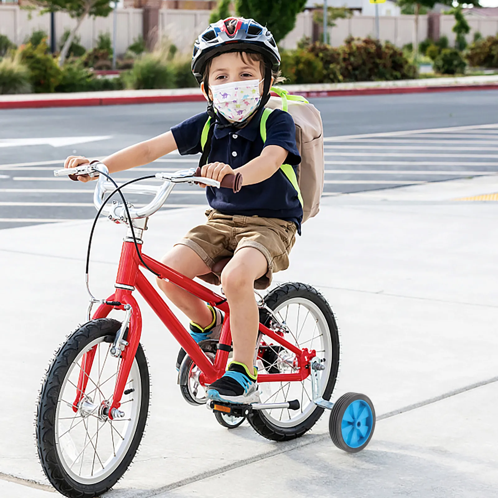 Kids Bike Training Wheels Set – Adjustable, Wear-Resistant Stabilizers for Balance & Learning
