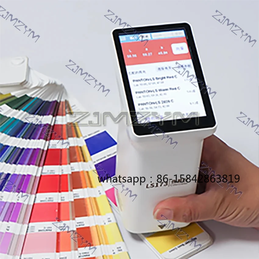 LS173/175 Portable Multifunction Colorimeter Smart Touch Screen Color Difference Tester Car Paint, Paper Printing Color Analyzer