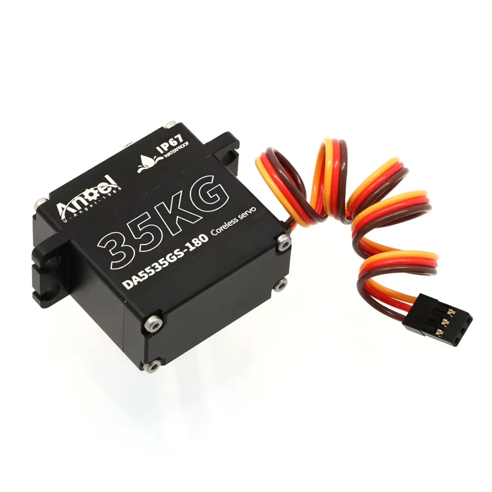 Angel مقاوم للماء DA5535GS 35 كجم/ DA5545GS 45 كجم/ DA5555GS 55 كجم حافظة ألومنيوم رقمية HV Coreless Servo لشاحنة سيارة RC 1/8 1/10