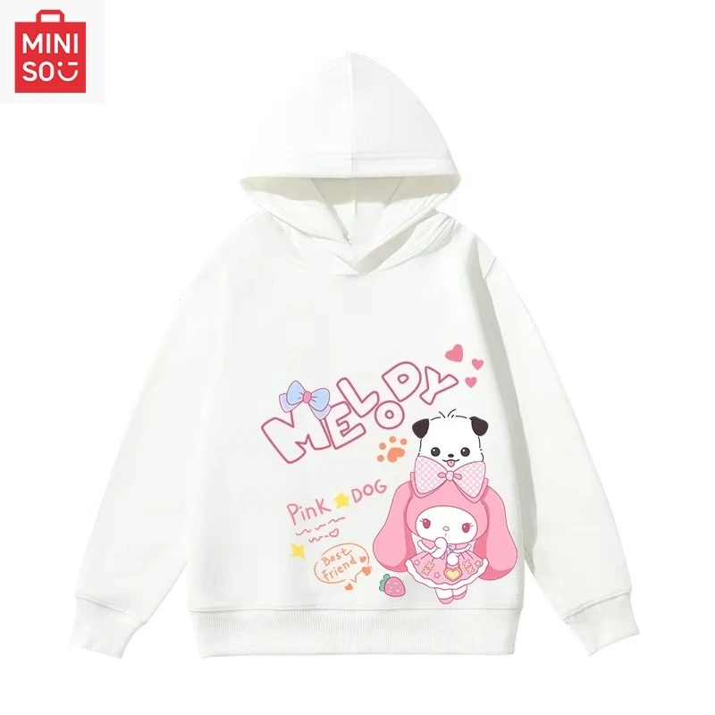 

Sanrio sweet melody print girls lovely fashion pullover jacket autumn winter high quality casual comfortable hoodie