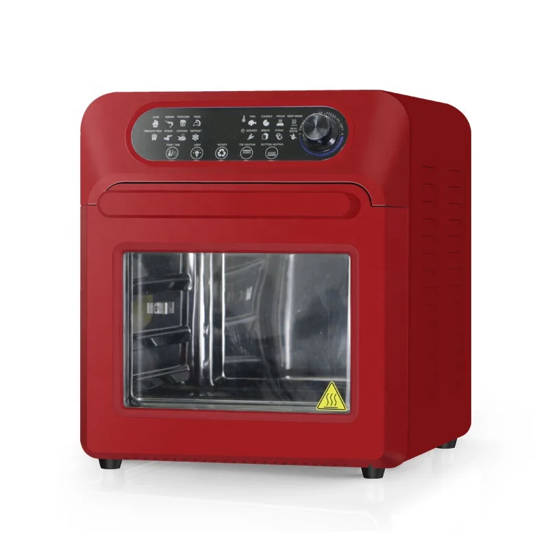 China15L Oil-Free Electric Air Fryer Toaster Oven Multi-Function Rotary Knob Control Car RV Hotel Bake Toast Warm