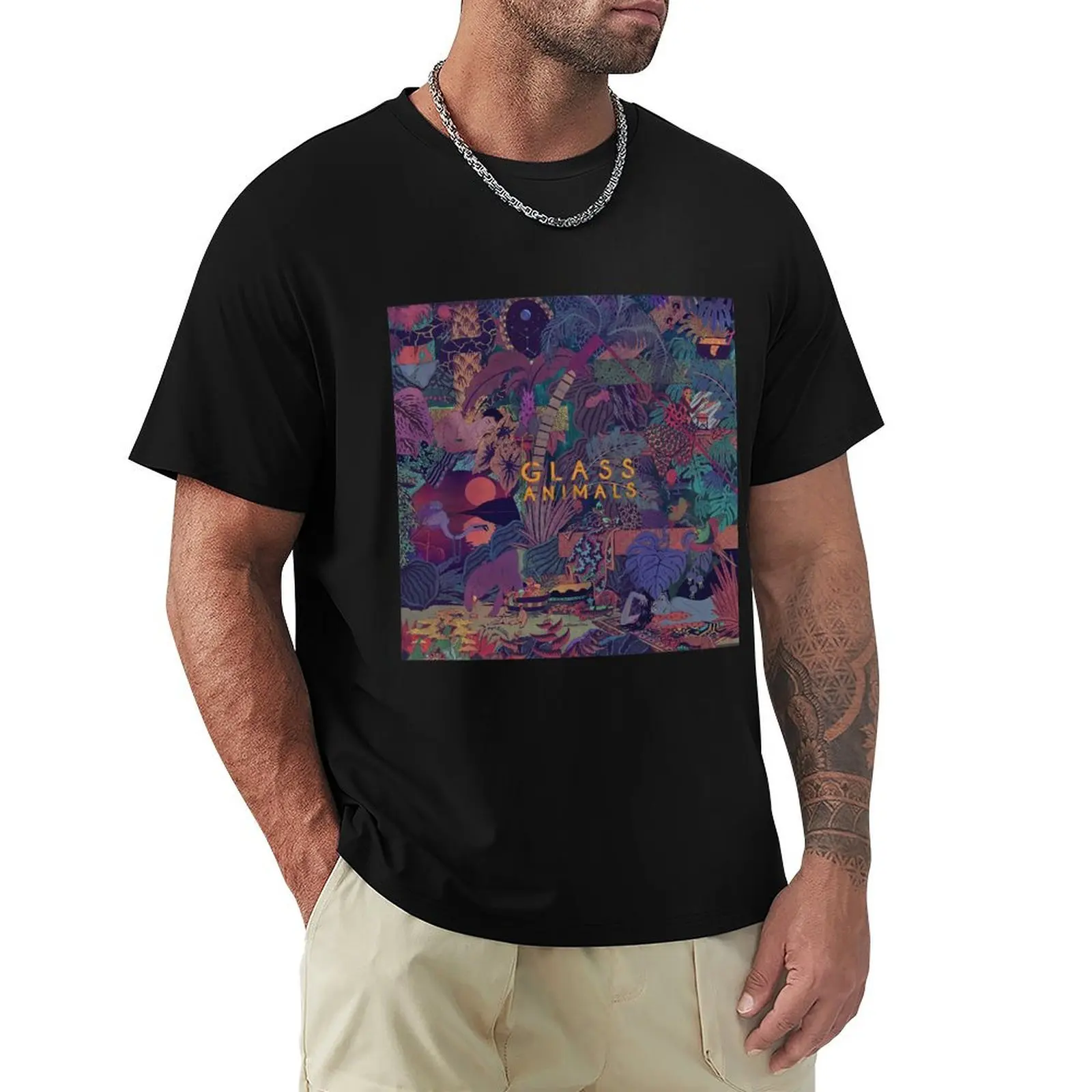 Glass Animals Zaba T-Shirt Plus Size Outdoor Casual Top