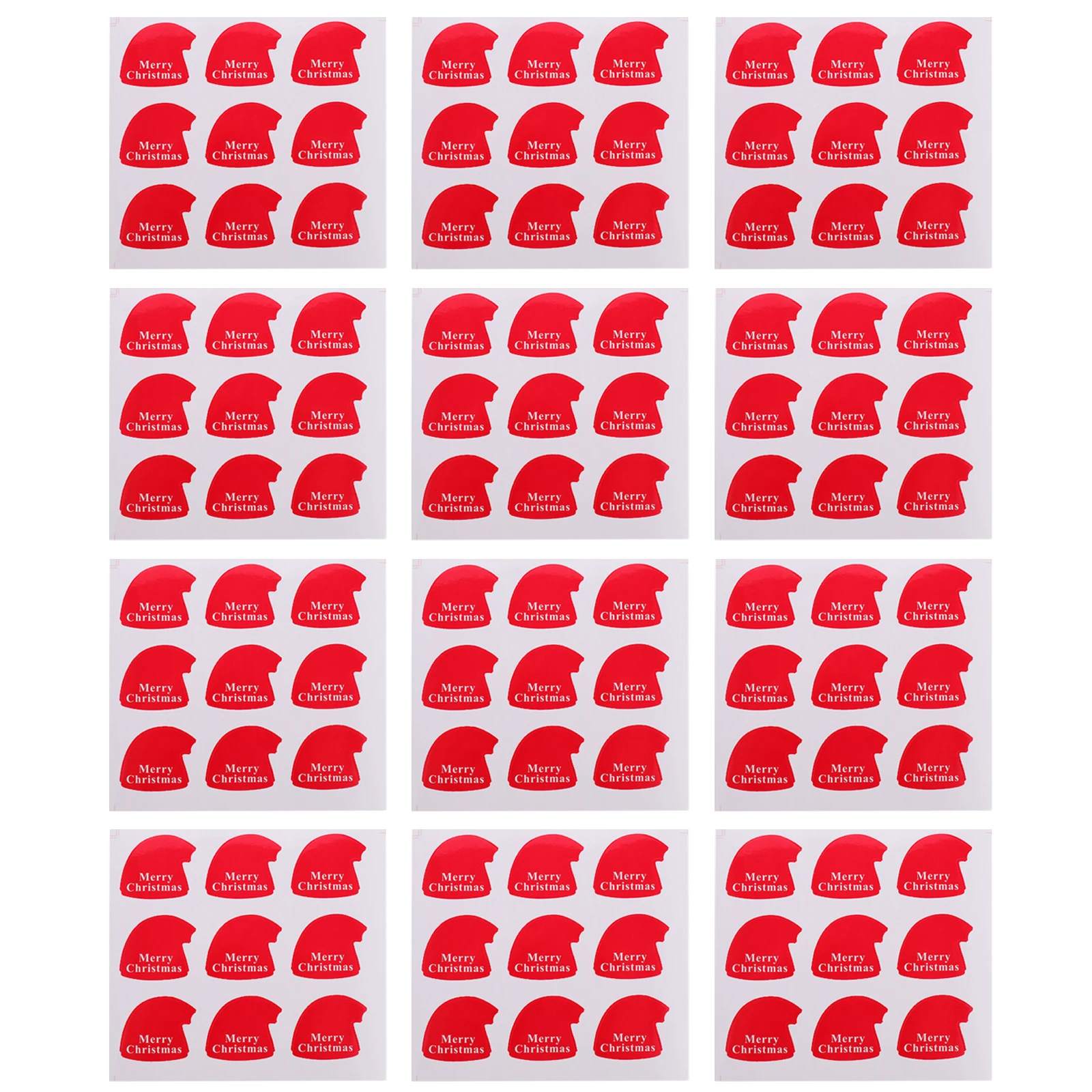 

Christmas Hat Bag Label Labels Self Adhesive Crafts Diy Sealing Stickers Christmas Sealing Stickers Supplies