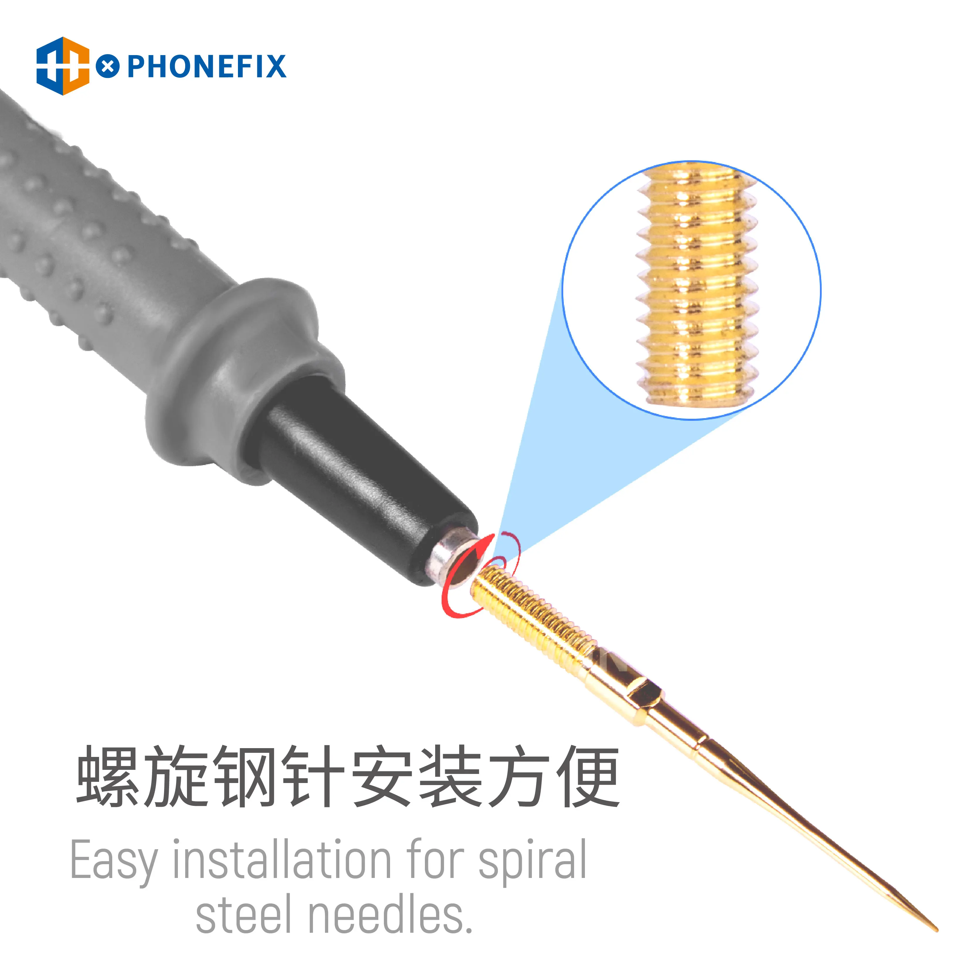 BST-050 فائق الدقة المتعدد التحقيق استبدال الإبر موصلات اختبار مع التمساح كليب لكابل رقمي متعدد ملمس الأسلاك