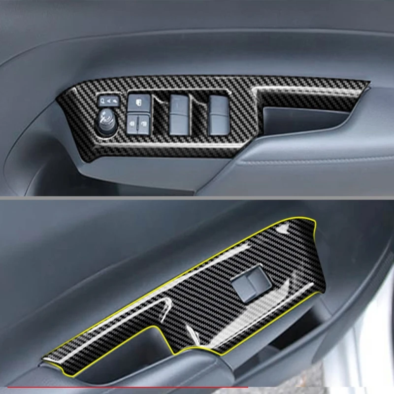 

RHD For Toyota 2021 AQUA MXPK10 11 15 16 SERIES door handle armrest window glass lift botton swtich panle cover car Accessories