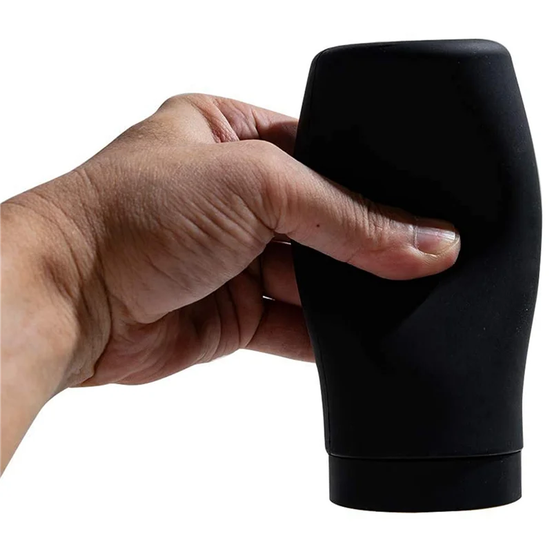 

BAAJ-3X Бутылка для мыла для раковины и кухни, силиконовый дозатор мыла для рук для ванной комнаты, дозатор для столешницы (черный)