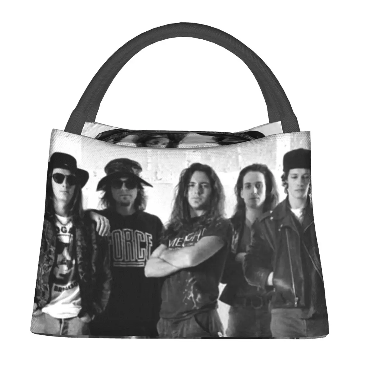 Pearls Jam Band 2024 World Tour Rock Concert Insulated Lunch Bag for Women Children Portable Food Boxes Thermal Lunch Box Tote