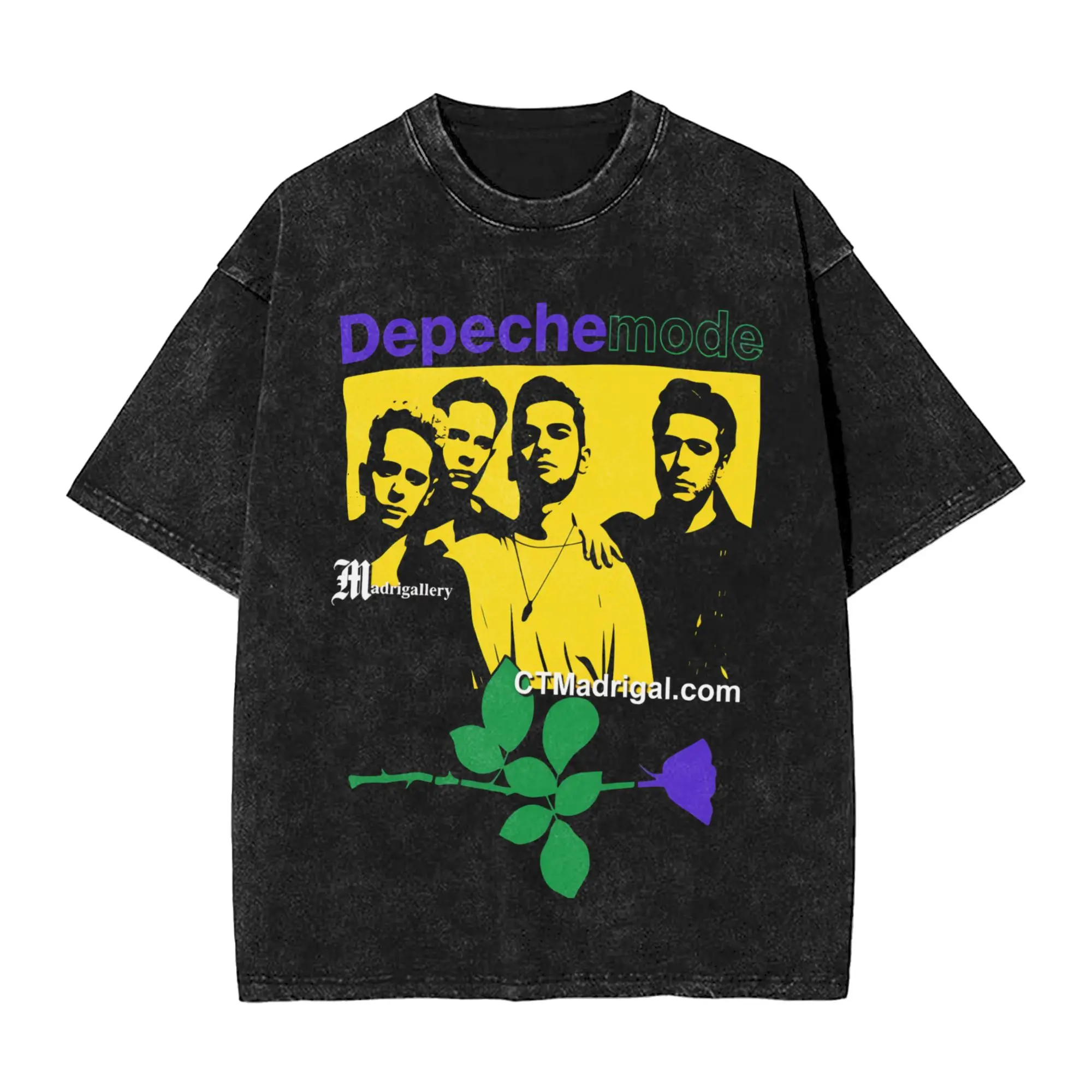 Depeche Mode Black Celebration T Shirt Summer  Streetwear T-Shirts Casual Harajuku Tshirt For Men Short Sleeve Loose Tees