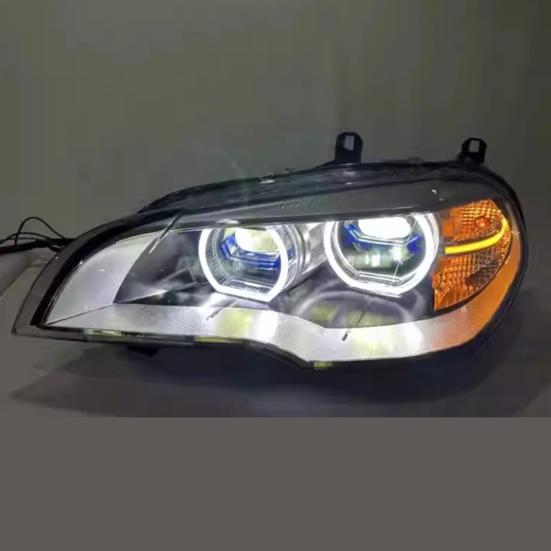

Headlight Assembly for BMW X5 E70 2008-2013 Modified New Daytime Running Light Car Head Lamp Turn Signal