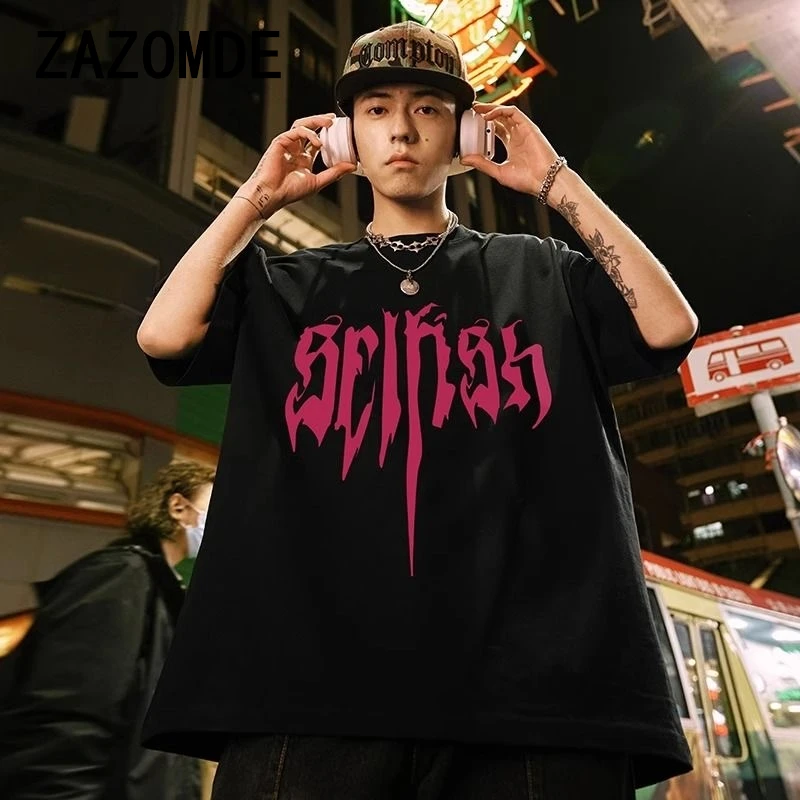 Мужская и женская футболка с коротким рукавом, в стиле хип-хоп