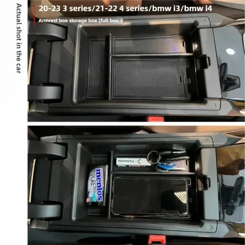 Armrest Box Storage Box Interior for BMW 3 4 Series G20 G21 G28 2020 2021 2022 2023 2024 for 320i 330i 430i 420i G22 Accessories