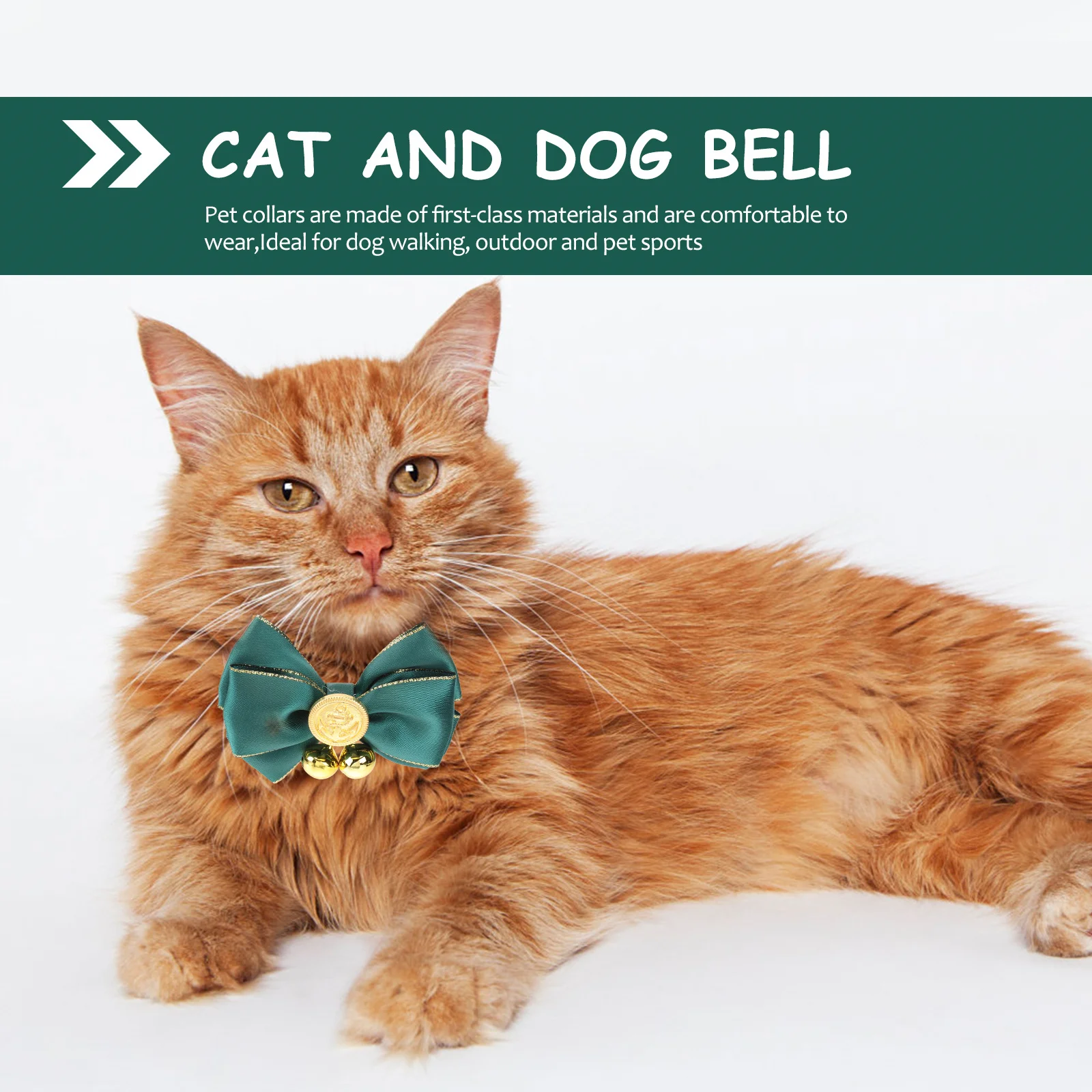 

Pet Collar Chic Bow-Knot Design Durable Comfortable Dog Neck Accessory For Walking Outdoor Bell Puppy Collar Pet Supplies