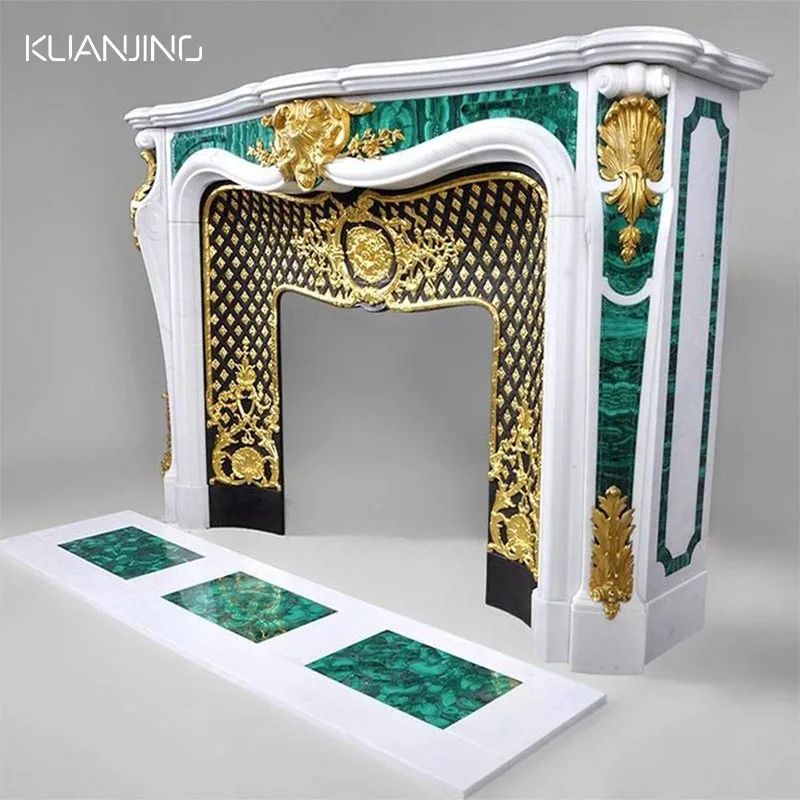 Home Decoration Marble Australian Luxury Hand Carved Fireplace Surround Freestanding Living Room Kitchen European Indoor