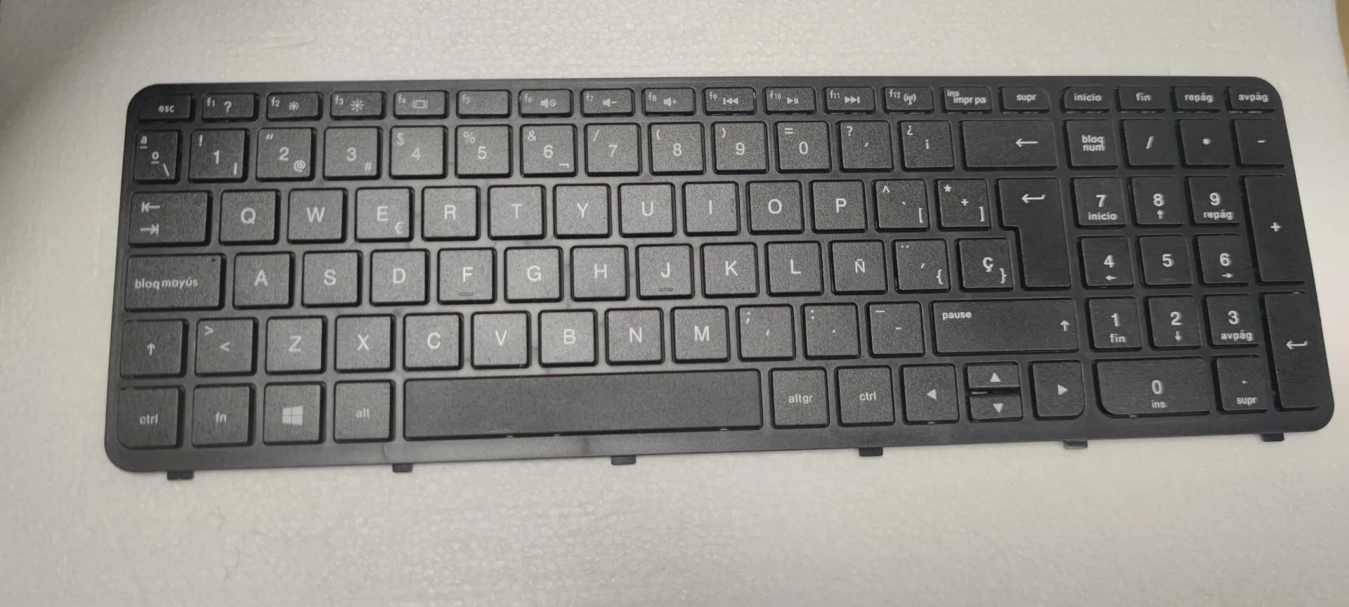 Teclado Espanhol para hp 350 g1 355 g2 Quadro Preto