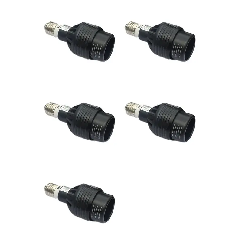 【PARTY  DAY】5X E27 Zoom Spotlight Adjustment Cobdimmable P20 LED Light Downlight 12W Dining/Living Room LED Spot Light Black